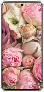 Силикон с усиленными углами чехол Розы v2 для Realme GT7 - 2320sp-4027 изображение 