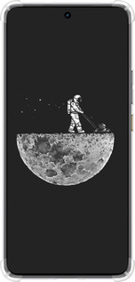Силикон с усиленными углами чехол Moon in dark для Realme GT7 - 4176sp-4027 изображение 