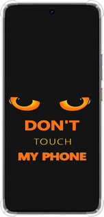 Силикон с усиленными углами чехол Don't touch the phone для Realme GT7 - 4261sp-4027 изображение 