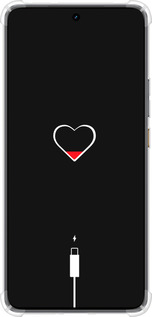 Силикон с усиленными углами чехол Подзарядка сердца для Realme GT7 - 4274sp-4027 изображение 