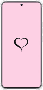 Силикон с усиленными углами чехол Сердце 1 для Realme GT7 - 4730sp-4027 изображение 
