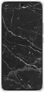 Силикон с усиленными углами чехол Черный мрамор v2 для Realme GT7 - 5568sp-4027 изображение 