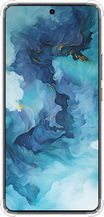 Силикон с усиленными углами чехол Акварель для Realme GT7 - 6320sp-4027 изображение 