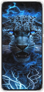 Силикон с усиленными углами чехол Ледяной леопард для Realme GT7 - 6460sp-4027 изображение 