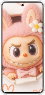 Силикон с усиленными углами чехол Лабубу 2 для Realme GT7 - 6710sp-4027 изображение 