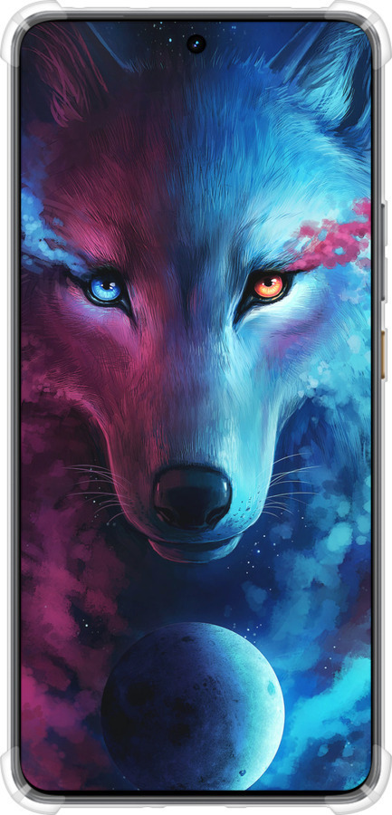 Силикон с усиленными углами чехол Арт-волк для Realme GT7 - 3999sp-4027 изображение 
