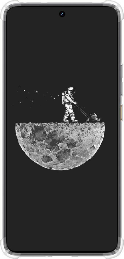 Силикон с усиленными углами чехол Moon in dark для Realme GT7 - 4176sp-4027 изображение 