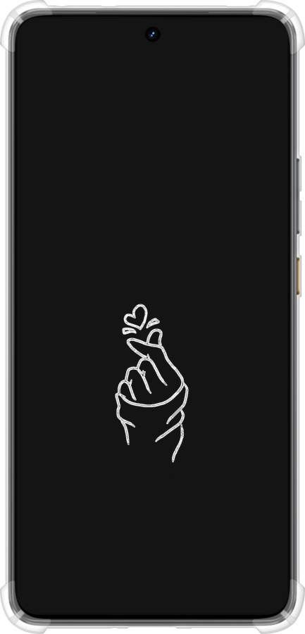Силикон с усиленными углами чехол Love You для Realme GT7 - 4298sp-4027 изображение 