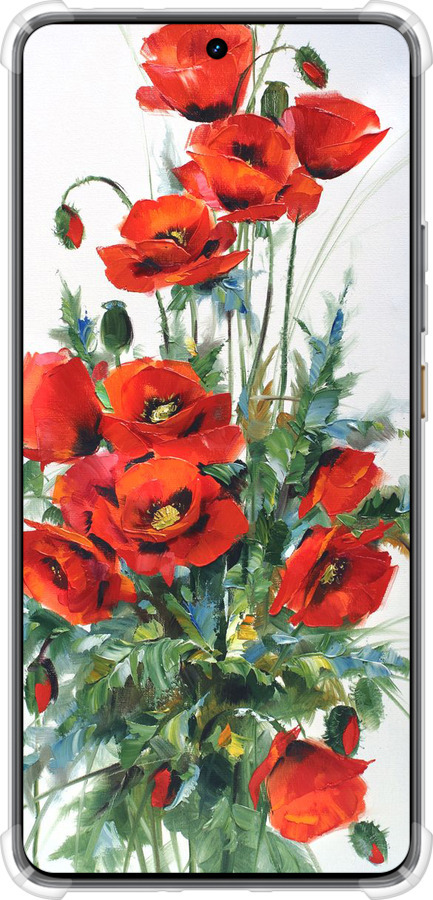 Силикон с усиленными углами чехол Маки для Realme GT7 - 523sp-4027 изображение 