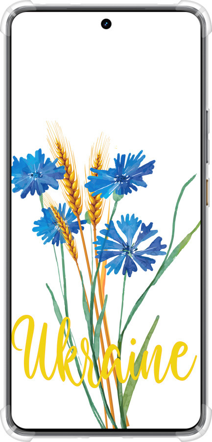 Силикон с усиленными углами чехол Ukraine v2 для Realme GT7 - 5445sp-4027 изображение 