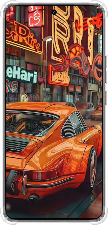 Силикон с усиленными углами чехол Порше для Realme GT7 - 6334sp-4027 изображение 