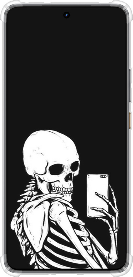 Силикон с усиленными углами чехол Скелет делает Selfie для Realme GT7 - 6535sp-4027 изображение 