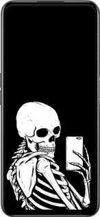 Силіконовий чехол Скелет робить Selfie для Realme Narzo 50 - 6535u-3066 изображение 
