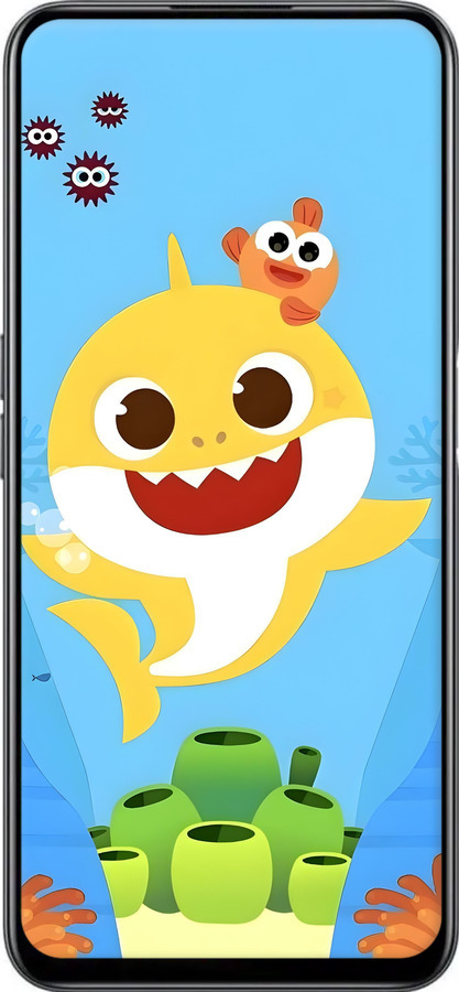 Силіконовий чехол Бейби Шарк для Realme Narzo 50 - 6303u-3066 изображение 