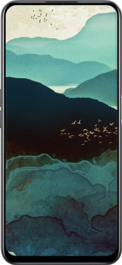 Силіконовий чехол Із зображенням гір Індіго для Realme Narzo 50 - 6484u-3066 изображение 