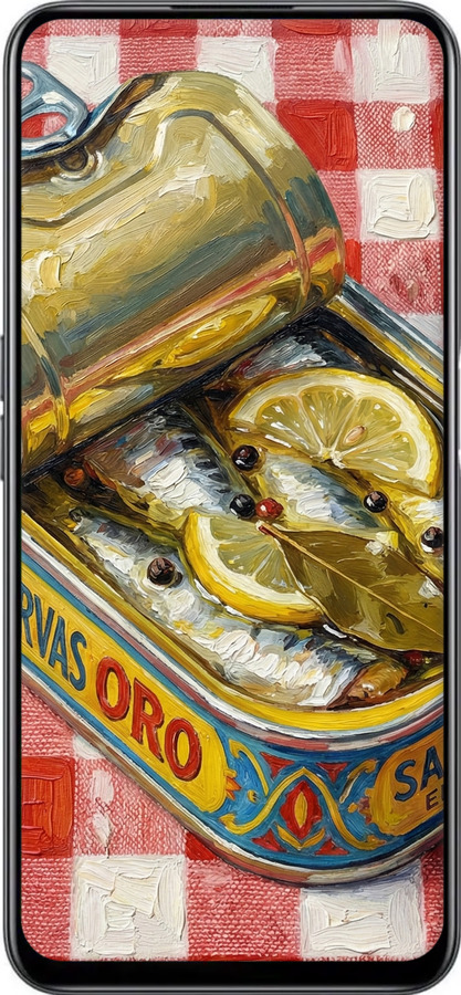 Силіконовий чехол Vintage Sardine Tin Phone для Realme Narzo 50 - 6772u-3066 изображение 