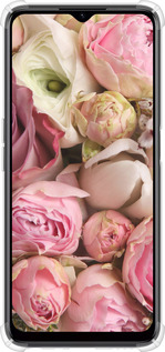 Силикон с усиленными углами чехол Розы v2 для Realme C35 - 2320sp-4235 изображение 
