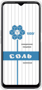 Силикон с усиленными углами чехол Соль для Realme C35 - 4855sp-4235 изображение 