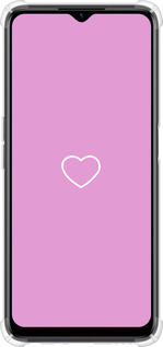 Силикон с усиленными углами чехол Сердце 2 для Realme C35 - 4863sp-4235 изображение 