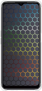 Силикон с усиленными углами чехол Переливающиеся соты для Realme C35 - 498sp-4235 изображение 