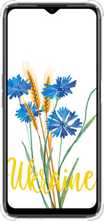 Силикон с усиленными углами чехол Ukraine v2 для Realme C35 - 5445sp-4235 изображение 
