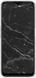 Силикон с усиленными углами чехол Черный мрамор v2 для Realme C35 - 5568sp-4235 изображение 