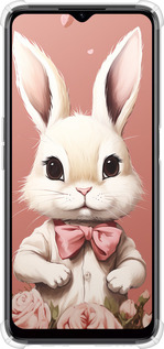 Силикон с усиленными углами чехол Зайчик для Realme C35 - 5669sp-4235 изображение 