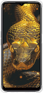 Силикон с усиленными углами чехол Golden snake для Realme C35 - 6072sp-4235 изображение 
