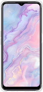 Силикон с усиленными углами чехол Нежный мрамор для Realme C35 - 6310sp-4235 изображение 