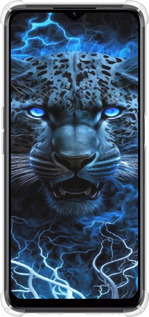 Силикон с усиленными углами чехол Ледяной леопард для Realme C35 - 6460sp-4235 изображение 