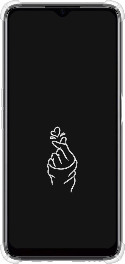 Силикон с усиленными углами чехол Love You для Realme C35 - 4298sp-4235 изображение 