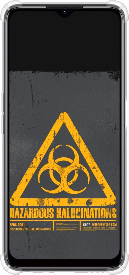 Силикон с усиленными углами чехол biohazard 28 для Realme C35 - 4846sp-4235 изображение 