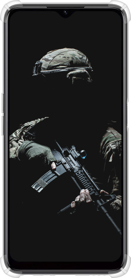 Силикон с усиленными углами чехол Защитник v3 для Realme C35 - 5226sp-4235 изображение 