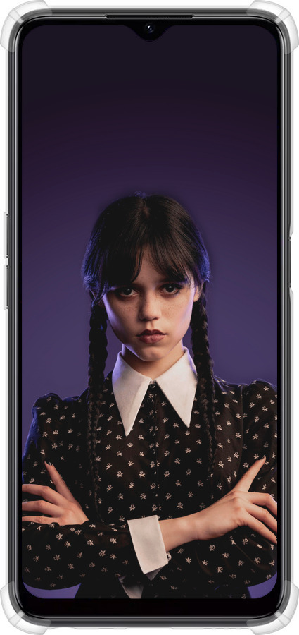 Силикон с усиленными углами чехол Wednesday v3 для Realme C35 - 5517sp-4235 изображение 
