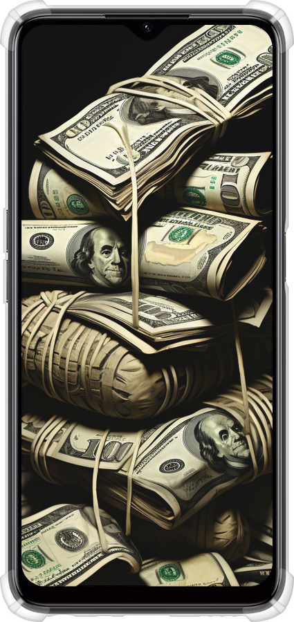 Силикон с усиленными углами чехол Big money для Realme C35 - 5666sp-4235 изображение 