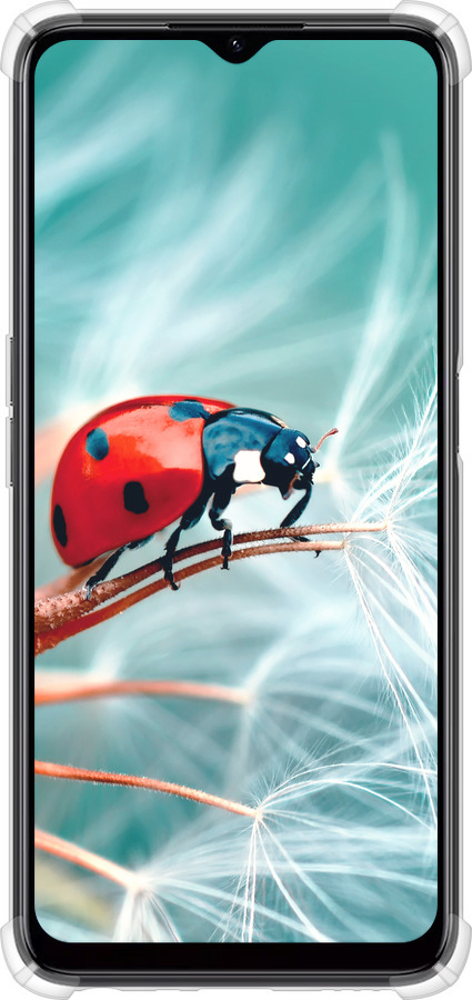 Силикон с усиленными углами чехол Божья коровка для Realme C35 - 6049sp-4235 изображение 