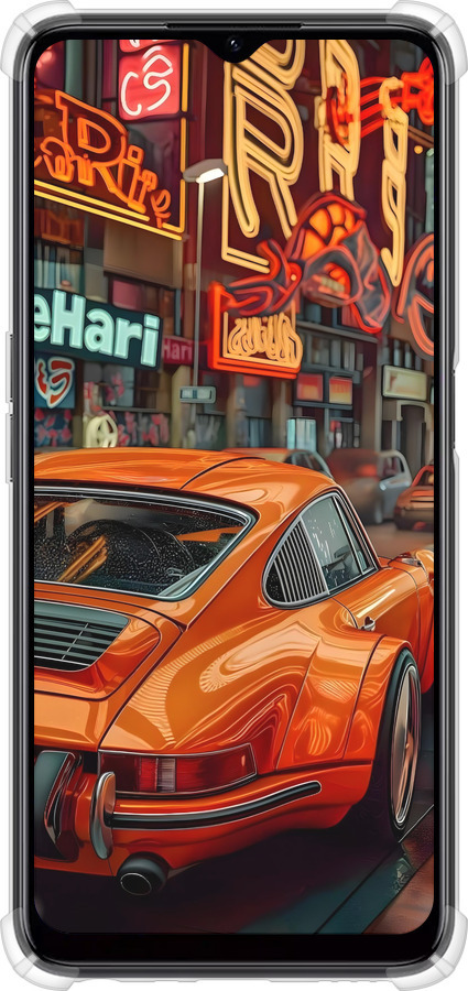 Силикон с усиленными углами чехол Порше для Realme C35 - 6334sp-4235 изображение 
