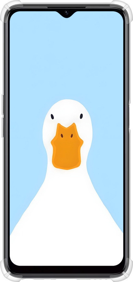 Силикон с усиленными углами чехол Гусь для Realme C35 - 6350sp-4235 изображение 