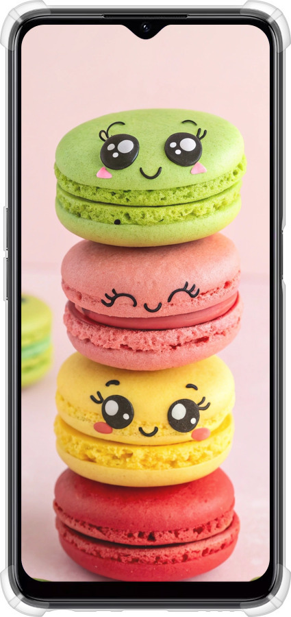 Силикон с усиленными углами чехол Печенье для Realme C35 - 6693sp-4235 изображение 