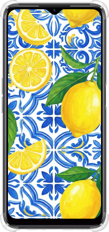 Силикон с усиленными углами чехол Grocery Girl Italian Summer для Realme C35 - 6766sp-4235 изображение 