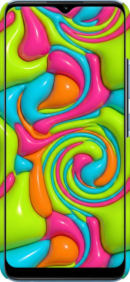 3D пластиковый матовый чехол Y2K Jelly Dream для Realme Narzo 50A - 6780m-2514 изображение 