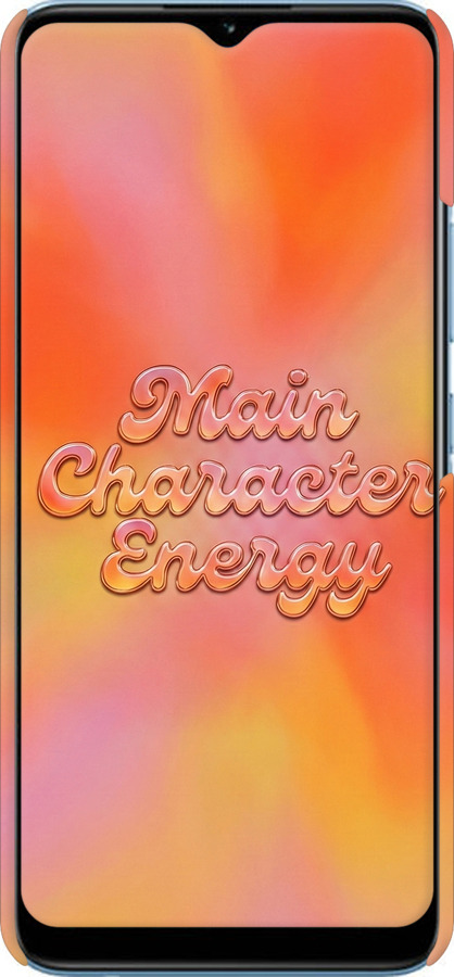 3D пластиковый матовый чехол Aura Gradient Main Character Energy Aesthetic Y2K для Realme Narzo 50A - 6783m-2514 изображение 