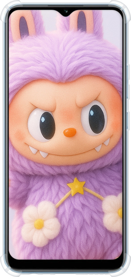 Силикон с усиленными углами чехол Лабубу для Realme Narzo 50A - 6708sp-2514 изображение 