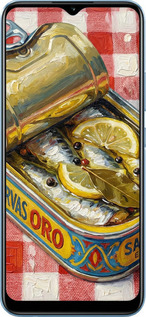Силиконовый чехол Vintage Sardine Tin Phone для Realme Narzo 50A - 6772u-2514 изображение 