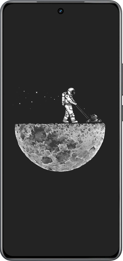 Силиконовый чехол Moon in dark для Realme Neo7 - 4176u-3946 изображение 