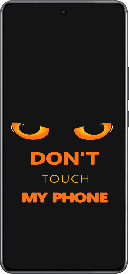 Силиконовый чехол Don't touch the phone для Realme Neo7 - 4261u-3946 изображение 