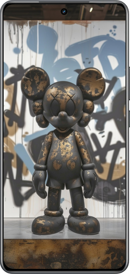 Силиконовый чехол Bronze kaws v2 для Realme Neo7 - 6098u-3946 изображение 