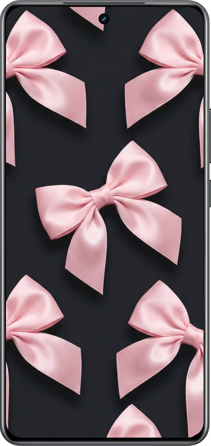 Силіконовий чехол Coquette Ribbons Dark Coquette для Realme Neo7 - 6767u-3946 изображение 