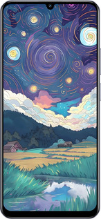 TPU чехол Креативный арт для Realme Narzo N61 - 6322b-3974 изображение 