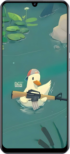 TPU чехол Уточка с автоматом для Realme Narzo N61 - 6356b-3974 изображение 